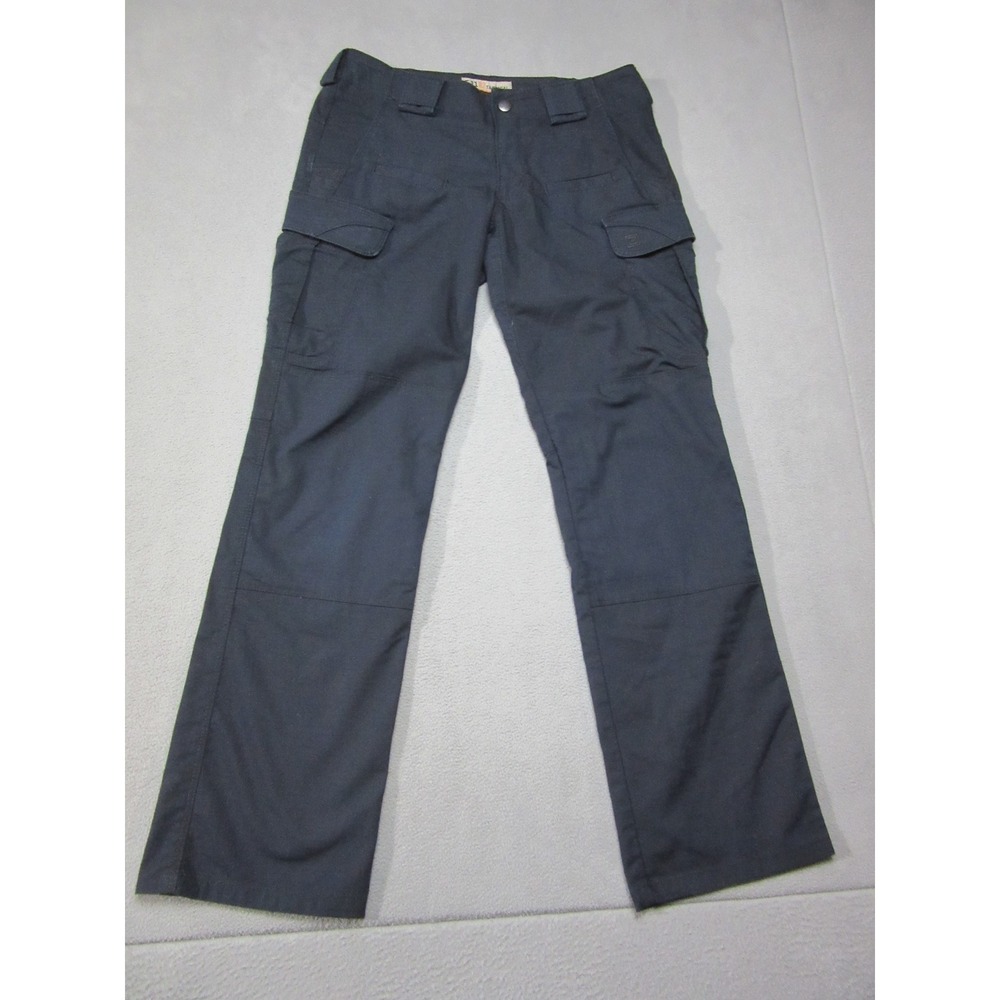 5.11 Tactical Cargo Pants Womens 6 Regular Navy Blue Ripstop Utility Uniform